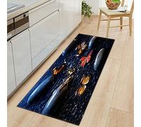 BOVZOX Tapis Cuisine Papillon Tapis Cuisine Devant Evier, Tapis AntidéRapant, Tapis de Couloir, Polyester Tapis de Cuisine, Tapis Salon Chambre Cuisine Hall D'entrée 60 x 90cm