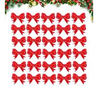 Bow Cupcake Toppers - Resin Dessert Picks, Party Ribbon Cake Decoration | Cute Resin Bow Knot Dessert Picks Decoration | Christmas Wedding Thanksgiving Birthday Party, Food Appetizer Drink Markers