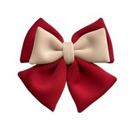 Bow for Motorcycle Helmet - 9.84 inch 3D Large Fabric Bow | Cute Girly Space Cotton Helmet Decoration | Self Adhesive Car Accessory for Women Bike. Lightweight 30g, Universal Fit