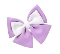 Bow for Motorcycle Helmet - 9.84 inch 3D Large Fabric Bow | Cute Girly Space Cotton Helmet Decoration | Self Adhesive Car Accessory for Women Bike. Lightweight 30g, Universal Fit