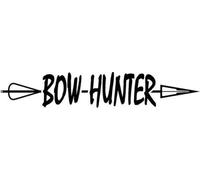 Bow Hunter Deer Buck Hunting Sportsman Car Truck Windows Decor Decal Sticker - Die Cut Vinyl Decal for Windows, Cars, Trucks, Tool Boxes, laptops, MacBook - virtually Any Hard, Smooth Surface
