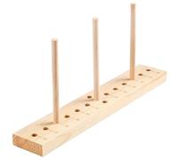 Bow Maker, outil de fabrication en bois en bois 12 x 2 avec 3 bâtons, outil de fabricant léger pour ruban, fabricants portables pour l'artisanat, pour créer des couronnes, des arcs cheveux, pour l
