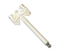 Bow Shape Nail Magnet Tool - DIY Manicure Accessory | Glass Bead Suction Tool with Creative Design, Decoration Helper with Easy Handling, Beauty Accessory for Salon