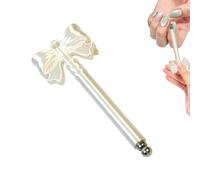 Bow Shape Nail Tool Glass Bead Magnet For DIY Manicure Art | Bow Shape Magnet Tool Helps Position Nail Decorations With Smooth Handling Supporting Detailed Manicure Design Projects Daily
