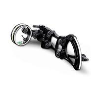 Bow Sight Viseur d'arc à Poulies 1 Broches Pin Micro Ajuster Visières pour Arc Composé Alliage d'aluminium Visée d'arc Viseur de Tir à l'arc Vue d'arc