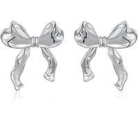 Bow Stud Earrings, Boucles D'oreilles à Tige En Ruban, Boucles d'oreilles à Clous en Ruban, Boucles D'oreilles à Clous Avec Nœud, Cadeau pour Les Femmes et Les Filles