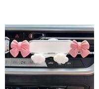 Bow Support de téléphone de voiture mains libres, rotation à 360°, ajustement universel pour tous les téléphones, cadeau pour femmes et filles (rose)