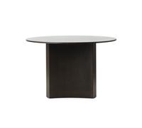 Bow Table de Salle à Manger en Chêne Teinté Marron