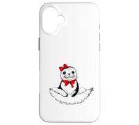 Bow-Tiful Seal - Édition de Noël Coque pour iPhone 16 Plus