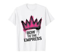 Bow to The Impress Grunge Punk Crown Street Art T-Shirt