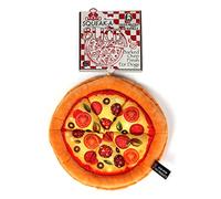 Bow Wow Pet Jouet couineur en Peluche pour Chien Pizza - Jouet pour taquiner Les Dents (97671)