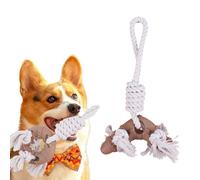 BowBabe Corde indestructible pour chiens à mâcher, corde 100 % coton naturel pour chiens (10 à 40 kg)