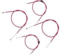 Bowden Cable Set Enduro "Prewarit", Pink - pour Simson S51, S70, S53, S83 Enduro