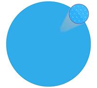 BOWEKAM Accessoires de piscine et spa - Housses de piscine et tapis de sol - Film solaire flottant rond en polyéthylène - 455 cm - Bleu