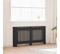 BOWEKAM Accessoires électroménagers - Accessoires de radiateur - Cache-radiateur - Noir - 152 x 19 x 81,5 cm - MDF