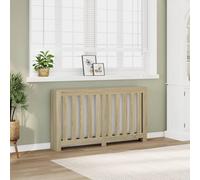 BOWEKAM Accessoires pour appareils électroménagers - Accessoires de radiateur - Cache-radiateur - Chêne Sonoma - 149 x 20 x 82 cm - Bois d'ingénierie
