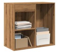 BOWEKAM Armoires et rangement-Armoire à cosmétiques en chêne 80 x 40 x 75 cm