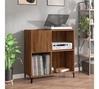 BOWEKAM Armoires et rangement-Armoire à disques Chêne Marron 84,5 x 38 x 89 cm