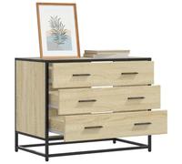BOWEKAM Armoires et rangement - Commode à tiroirs - Chêne Sonoma - 70 x 41 x 56 cm - Bois d'ingénierie