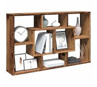 BOWEKAM Armoires et rangement-Étagère murale en bois ancien 85 x 16 x 52,5 cm