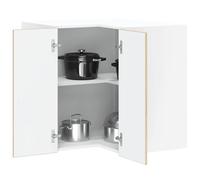 BOWEKAM Armoires et rangements - Armoires de cuisine - Armoire d'angle murale de cuisine Kalmar en chêne Sonoma