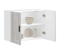 BOWEKAM Armoires et rangements-Armoires de cuisine-Armoire murale de cuisine Porto Gris Sonoma Bois d'ingénierie