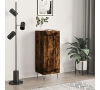 BOWEKAM Armoires et rangements-Buffets & Buffets-Buffets-Buffets Chêne fumé 34,5x34x90 cm Bois d'ingénierie