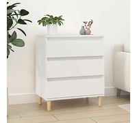 BOWEKAM Armoires et rangements - Buffets et buffets - Buffet - Buffet blanc - 60 x 35 x 70 cm - Bois d'ingénierie