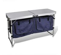 BOWEKAM Articles de sport, loisirs de plein air, camping et randonnée, meubles de camping, armoire de camping pliable avec cadre en aluminium