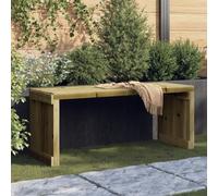 BOWEKAM Banc de jardin extensible en pin imprégné 212,5 x 40,5 x 45 cm