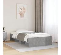 BOWEKAM Beds & Accessories Cadre de lit sans matelas Gris béton 100 x 200 cm