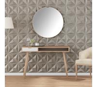 BOWEKAM Beton Lot de 24 panneaux muraux pour maison et jardin 50 x 50 cm XPS 6 m Origami-Furniture Choice
