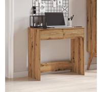BOWEKAM Bureau de bureau en chêne 80 x 40 x 75 cm