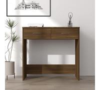 BOWEKAM Bureau pour la maison et le jardin, chêne marron, 80 x 40 x 75 cm, choix de meubles en bois