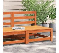BOWEKAM Canapé de jardin sans accoudoirs en pin massif ciré Marron 70 x 70 x 67 cm