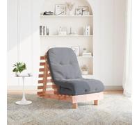 BOWEKAM Canapé-lit futon avec matelas 60 x 206 x 11 cm en bois massif Douglas