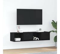 BOWEKAM Centres de divertissement et meubles TV - 2 pièces - Chêne noir - 60 x 31 x 25,5 cm - Bois d'ingénierie