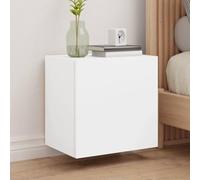 BOWEKAM Centres de divertissement et meubles TV - Meuble mural TV - 2 pièces - Blanc - 40,5 x 30 x 40 cm - Bois d'ingénierie