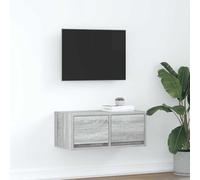 BOWEKAM Centres de divertissement et meubles TV - Meuble TV - Gris Sonoma - 60 x 31 x 25,5 cm - Bois d'ingénierie
