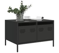 BOWEKAM Entertainment Centres & Meuble TV Noir 68 x 50 x 43,5 cm Acier laminé à froid