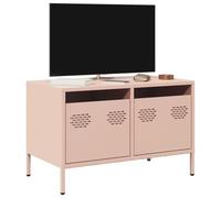 BOWEKAM Entertainment Centres & Meuble TV - Rose - 68 x 39 x 43,5 cm - Acier laminé à froid