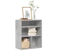 BOWEKAM Étagère-Bibliothèques et étagères sur pied-Armoire à livres Béton Gris 60 x 30 x 71,5 cm