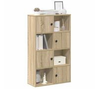 BOWEKAM Étagère-Bibliothèques et étagères sur pied - Bibliothèque en chêne Sonoma - 60 x 24 x 101,5 cm - Bois d'ingénierie