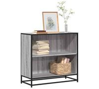 BOWEKAM Étagère-Bibliothèques et étagères sur pied - Meuble à livres - Gris Sonoma - 80,5 x 35 x 76 cm - Bois d'ingénierie