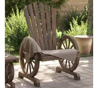 BOWEKAM Home & Garden Adirondack Chaise de jardin en bois massif