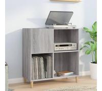 BOWEKAM Home & Garden-Armoire à disques en bois d'ingénierie Gris Sonoma 84,5 x 38 x 89 cm