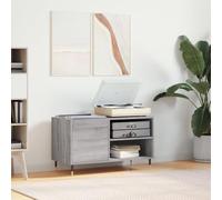 BOWEKAM Home & Garden-Armoire à disques en bois d'ingénierie Gris Sonoma 85 x 38 x 48 cm