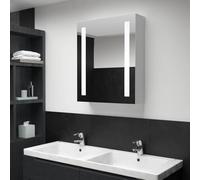BOWEKAM Home & Garden Armoire de salle de bain avec miroir LED 50 x 13 x 70 cm