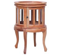 BOWEKAM Home & Garden Armoire en bois d'acajou massif naturel 50 x 50 x 76 cm