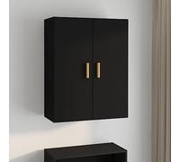 BOWEKAM Home & Garden Armoire murale à suspendre Noir 69,5 x 34 x 90 cm